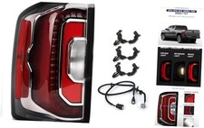 Tail Light Assembly Compatible with 2016 2017 2018 GMC Sierra Left Driver Side