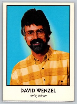 1992 Eclipse Famous Comic Book Creators #106 David Wenzel Artist Painter Card