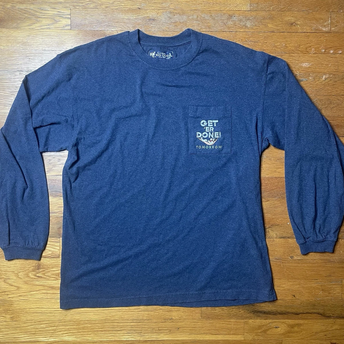 T-shirt vintage Big Dogs homme XXL My Give a Damn's