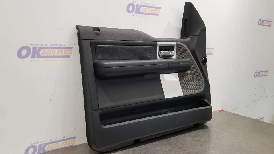 07 FORD F150 SALEEN S331 INTERIOR DOOR TRIM PANEL FRONT LEFT DRIVER BLACK - Image 4 of 4