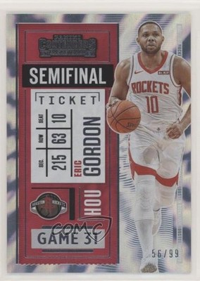 2020-21 Panini Contenders Semifinal Ticket 56/99 Eric Gordon #12 1u6