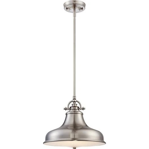 Emery - 1 Light Pendant - 11.5 Inches high-Brushed Nickel Finish    -Traditional - Picture 7 of 11