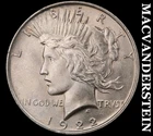1922 Silver Peace Dollar - Choice Gem Brilliant Uncirculated+++  Lustrous  #K818