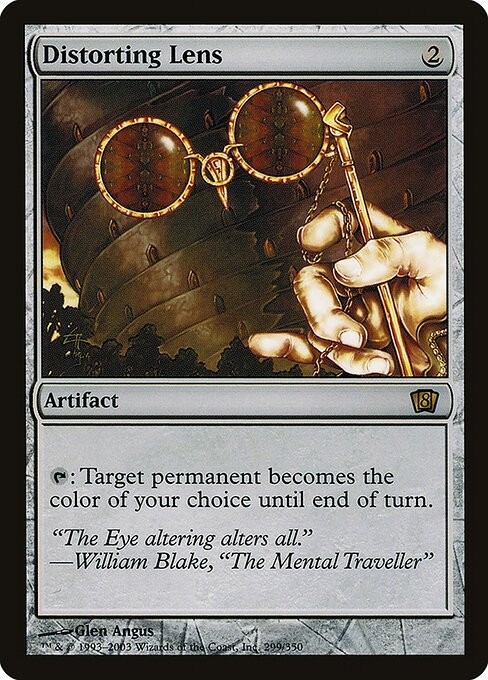 Distorting Lens NonFoil Eighth Edition 299 * NM MTG