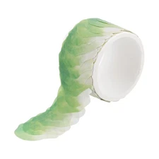 1 Roll Petal Washi Tape, Colored Decorative Tape, Small Green