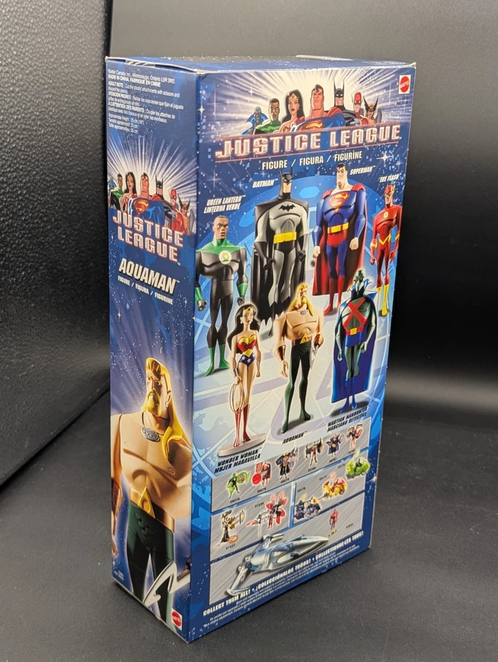 Justice League Aquaman DC Mattel Action Figure 10" NEW in box - Image 2 of 4