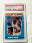 1990 Fleer ALL STARS # 5 MICHAEL JORDAN (Bulls) PSA MINT 9