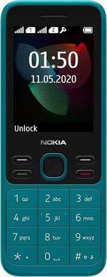 Nokia 150 Dual SIM Tastenhandy 2,4  GSM Bluetooth Kamera FM MP3 Cyan Simlockfrei