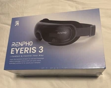 New RENPHO Eyeris 3 Eye Massager Voice Control, Heat & Cooling Sealed Box
