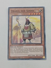 Yu-Gi-Oh Einzelkarte Orakel der Sonne bespielt