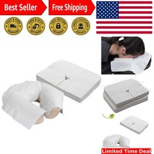 Ultra Soft Resealable 100-Pack Massage Headrest Covers Hypoallergenic Safety