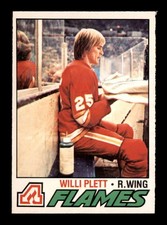 1977 O-Pee-Chee NHL #17 Willi Plett RC NM+ X3379296