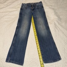 Wrangler Retro Youth Boys Relaxed Boot Blue Denim Jeans - Size 10. J004