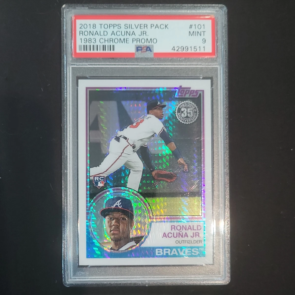 Topps Baseball 2018 Season Ronald Acuña Jr. Sports Trading Cards