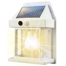 LED Solar Light Outdoor Garden Dusk to Dawn PIR Motion Sensor Wall Security Lamp