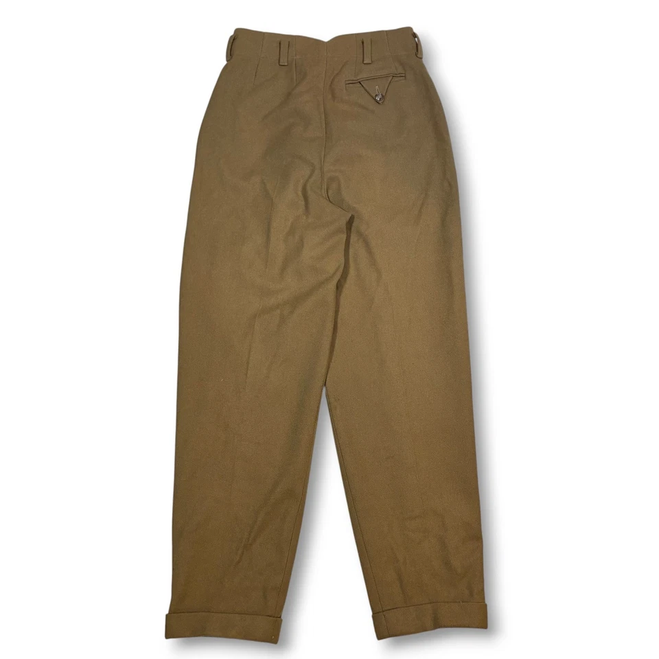 Vintage J. Pantalones de lana Crew Outfitters plisados delanteros cintura alta talla 6 Foto 2 de 4
