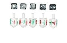 Pirinola Toma Todo Game: Plastic Dice Pack - 10 Piece Set