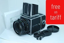 CLAd【NEAR MINT】 Hasselblad 501CM Body CF 80mm f/2.8  A12 Back  "Acute D" #5908