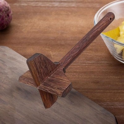 Holz Kartoffelstampfer Geschenke Rühren Braun Truthahn Hand Hackfleisch Stampfer