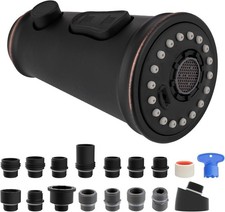 Hibbent Kitchen Faucet Head Replacement w/Pull Down Spray Head,Oil-Rubbed Bronze