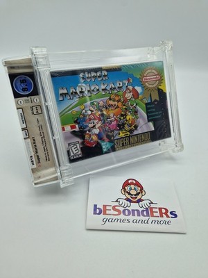 Super Mario Kart - WATA 8.5 A++ - SEALED - Super Nintendo SNES - OVP - No VGA