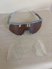 100 Percent S3 Soft Tact Grey-HiPER Copper Mirror Lens