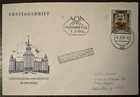 1954 FDC cover Germany DDR USSR Ukraine russia Stalin died  A