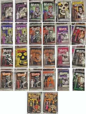 Misfits LOT- 27 Super7  ReAction Figure - Rare and Hard to Find - w/ Protectors
