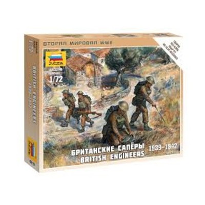 Zvezda Art of Tactic 1/72 British Engineers SW (New)