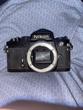 Nikon FM Black 35mm Film SLR Camera For Parts/repair