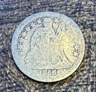 1856 O Seated Liberty Dime United States Silver 10C Circulated