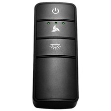 Hampton Bay 98130 Black Universal 3-Speed Ceiling Fan Remote Control with Dimmer