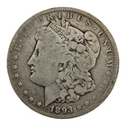 Key Date 1893 Cc Morgan Silver Dollar Us Coin Carson City Nevada Good G