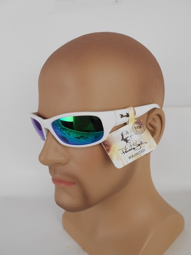 Sunglasses PANAMA JACK WHITE POLARIZED WRAP SR1217 19387SPO100 MIR - MSRP $24.99 - Picture 1 of 6