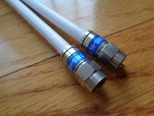 8' 10' 12' 15 RG6 RG-6 Quad Shield Coaxial Coax Video Cable SAT CATV HD Internet