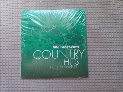 Walmart Country Hits Holiday Sampler (CD, 2006, Universal) Billly Ray  Cyrus, etc