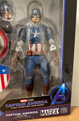MAFEX No.220 キャプテン・アメリカ (クラシック・スーツ) MAFEX No.220 CAPTAIN AMERICA Classic Suit Medicom Toy Action