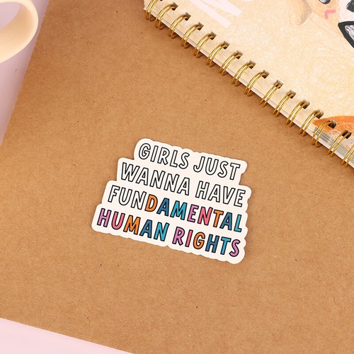 Empowerment & Reproductive Rights Weatherproof Vinyl Sticker Feminist & Roe