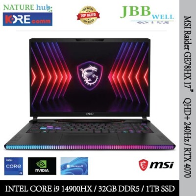 MSI Vector 16 HX 16'' QHD+ Intel Core i9 14900HX, 32GB DDR5, 1TB SSD, RTX 4060