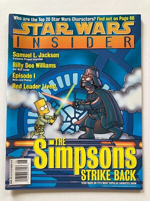 Star Wars Insider Magazine Issue #38 1998 The Simpsons Billy Dee Williams