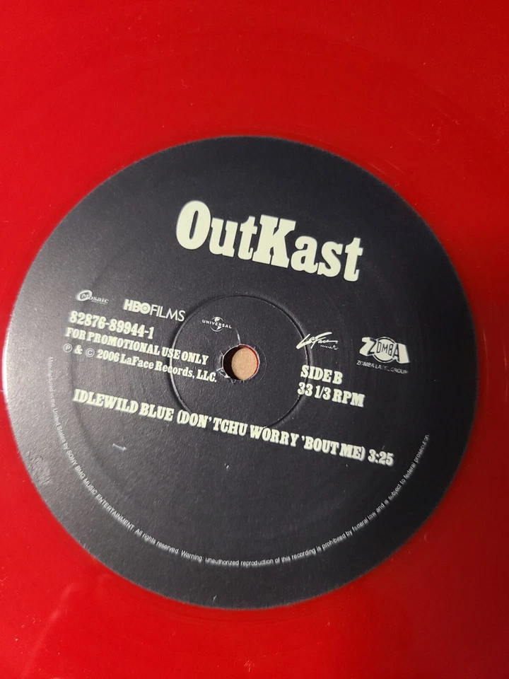 OUTKAST - MORRIS BROWN / IDLEWILD BLUE (RED 10")  2006!!  RARE!!  ANDRE 3000!!! - Image 2 of 4