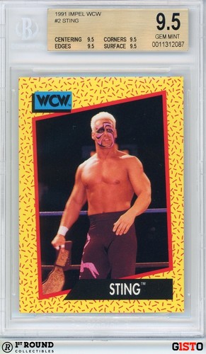 1991 Impel WCW Sting #2 card