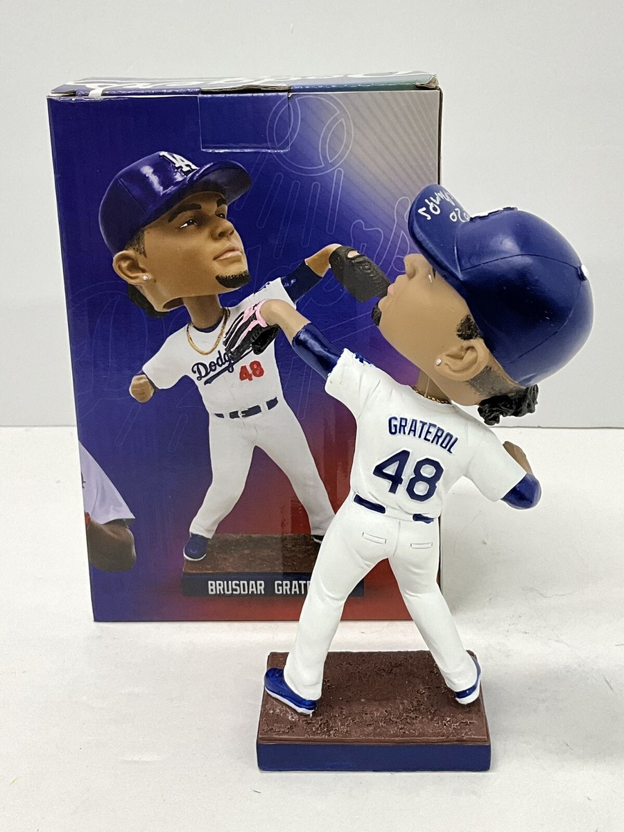 DODGERS GRATEROL ボブルヘッド BRUSDAR GRATEROL SIGNED DODGERS BOBBLEHEAD 