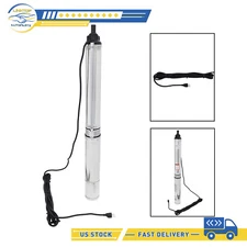 2HP 220V Deep Well Pump Submersible Pump Stainless Steel Well Pump 42GPM 440ft