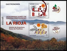 Spain 5556 2022 Gastronomy Protected Designation of Origin La Rioja MNH