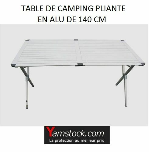 VINGVO Table pliable Table à Manger de Pique-nique de Camping Pliable