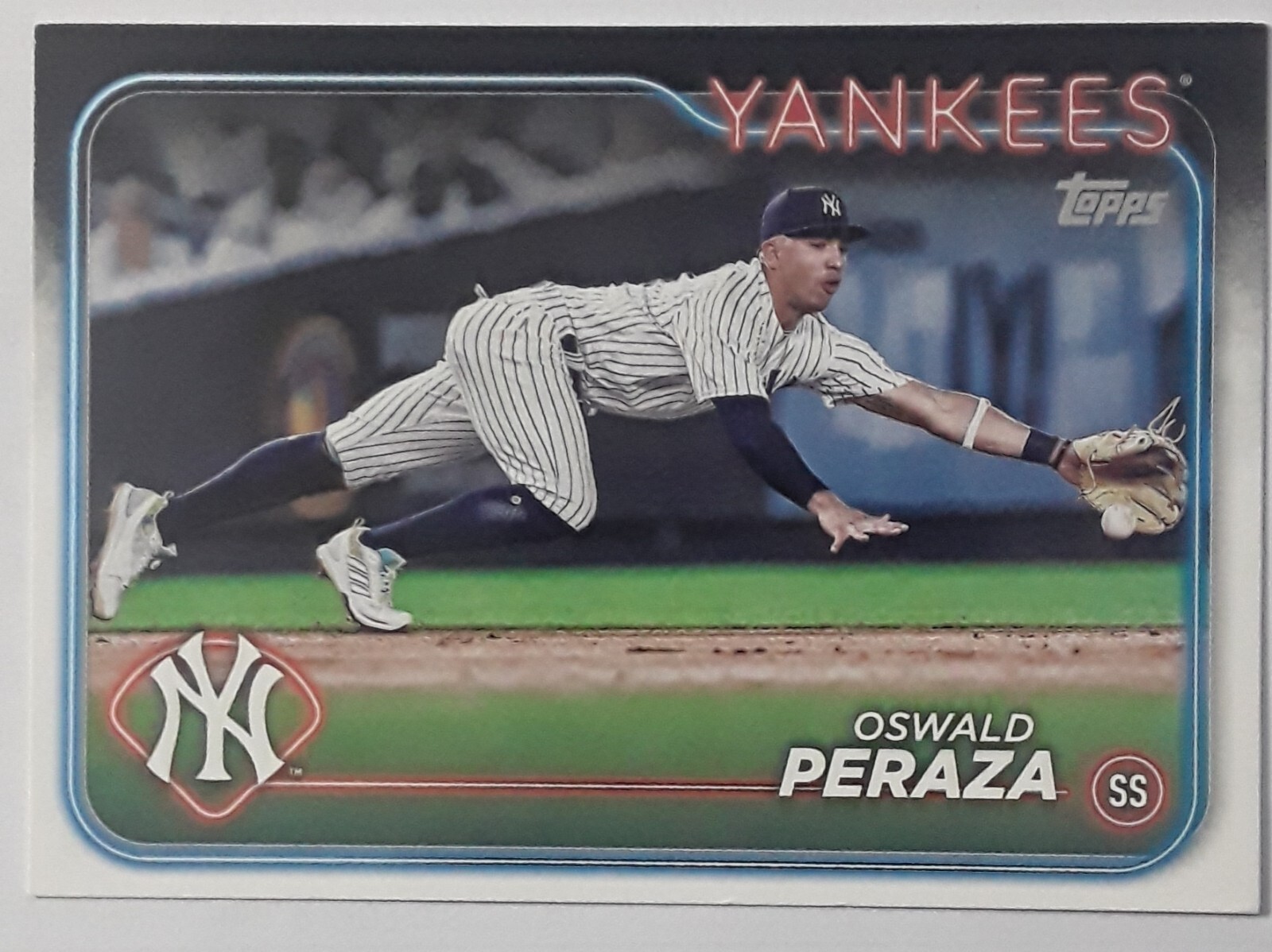 Oswald Peraza New York Yankees 2024 Topps Series Two Baseball Card #459