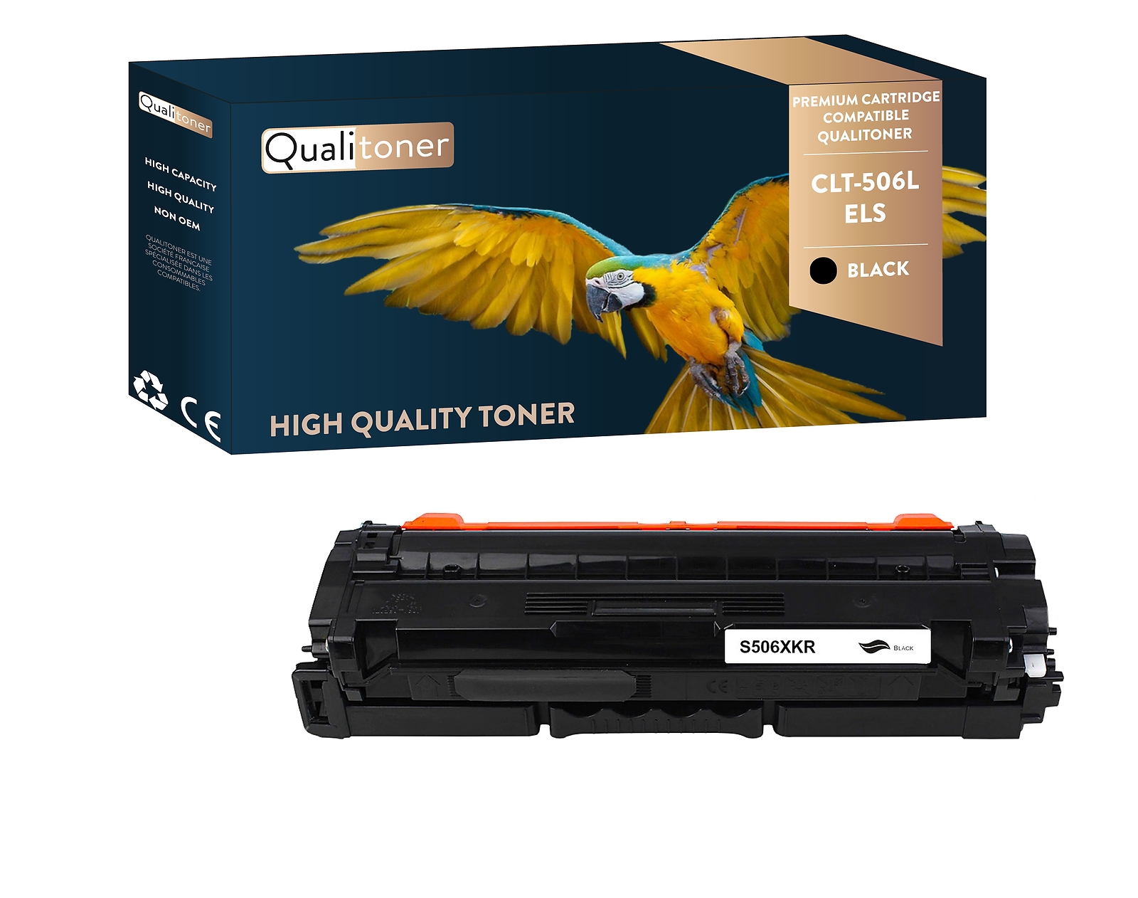 Toner Samsung CLT506L ELS Noir compatible Qualitoner pour imprimer sans trace