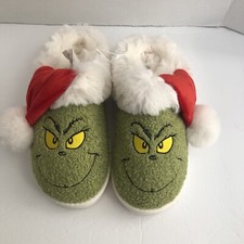 American Eagle Grinch Scuff Slipper Christmas Slip-on Women  s SIZE 10