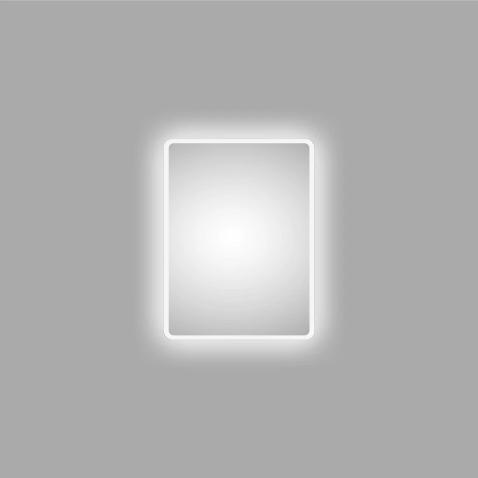 Specchio bagno rettangolare LED retroilluminato e accensione touch tattile -AGAT - Immagine 3 di 4